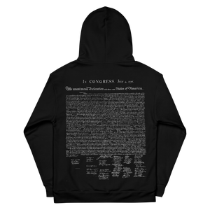 The Declaration Of Independence - Dye Sublimated Unisex Hoodie The Declaration Of Independence - Dye Sublimated Unisex Hoodie