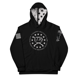 When Tyranny Becomes Law...Rebellion Becomes Duty 2 - Dye Sublimated Unisex Hoodie When Tyranny Becomes Law...Rebellion Becomes Duty 2 - Dye Sublimated Unisex Hoodie
