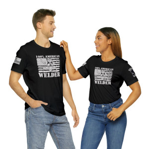 Blue Collar Series: American Welder 2 - Unisex T-Shirt Blue Collar Series: American Welder 2 - Unisex T-Shirt