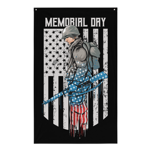 Happy Memorial Day - Sublimated Flag Happy Memorial Day - Sublimated Flag