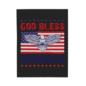 God Bless America - Plush Blanket God Bless America - Plush Blanket