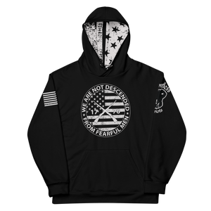 Patriot Series: We Are Not Descended From Fearful Men 2 - Dye Sublimated Unisex Hoodie Patriot Series: We Are Not Descended From Fearful Men 2 - Dye Sublimated Unisex Hoodie