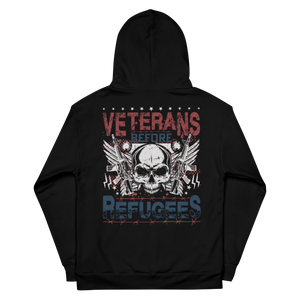 Veterans Before Refugees 2 - Dye Sublimated Unisex Hoodie