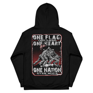One Flag, One Land, One Heart, One Nation - Dye Sublimatec Unisex Hoodie One Flag, One Land, One Heart, One Nation - Dye Sublimatec Unisex Hoodie
