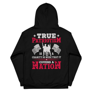True Patriotism Is A Charity - Unisex Hoodie