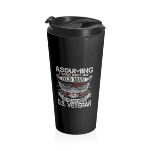 The Old Man Veteran - Stainless Steel Travel Mug The Old Man Veteran - Stainless Steel Travel Mug