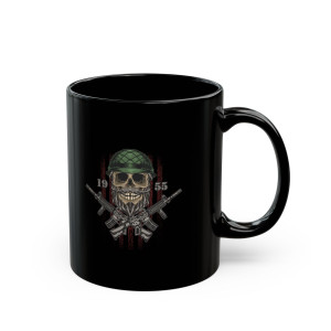 1955 Korean War Dedication - 11oz Black Mug 1955 Korean War Dedication - 11oz Black Mug