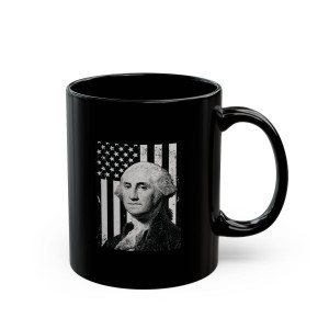 Commander & Chief George Washington - 11oz Black Mug Commander & Chief George Washington - 11oz Black Mug
