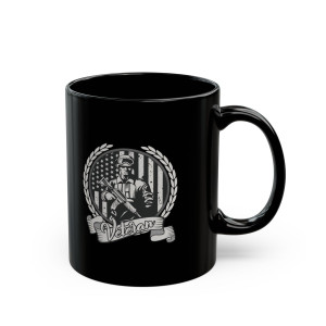 American Veteran 2 - 11oz Black Mug American Veteran 2 - 11oz Black Mug