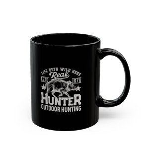 Outdoor Hunting 2 - 11oz Black Mug Outdoor Hunting 2 - 11oz Black Mug