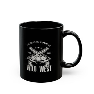 American Cowboy - 11oz Black Mug American Cowboy - 11oz Black Mug