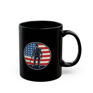 American Soldier - 11oz Black Mug American Soldier - 11oz Black Mug