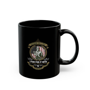 American Soldier 2 - 11oz Black Mug American Soldier 2 - 11oz Black Mug