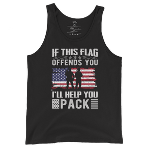 If This Flag Offends You, I'll Help You Pack 2 - Unisex Tank Top