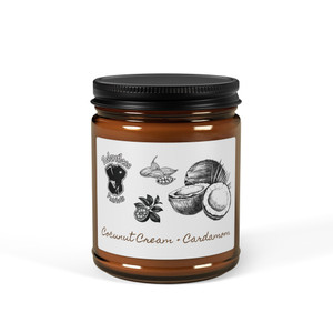 Official Relentless Patriots - 9oz Scented Candle Coconut Cream & Cardamom Official Relentless Patriots - 9oz Scented Candle Coconut Cream & Cardamom