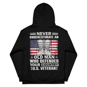 Never Underestimate An Old Man - Unisex Hoodie Never Underestimate An Old Man - Unisex Hoodie