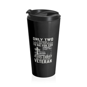 Only Two Defining Forces - Stainless Steel Travel Mug Only Two Defining Forces - Stainless Steel Travel Mug