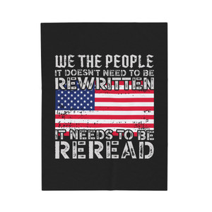 It Doesn't Need To Be Rewritten - Plush Blanket It Doesn't Need To Be Rewritten - Plush Blanket