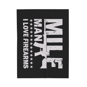 Man I Love Firearms - Plush Blanket Man I Love Firearms - Plush Blanket
