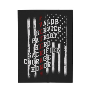 Veteran Definition - Plush Blanket Veteran Definition - Plush Blanket