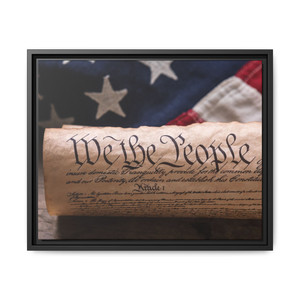 We The People 2 - Framed Canvas Print