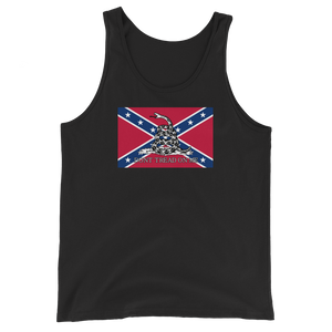 Southern Dixie Series: Don't Tread On Me Rebel - Unisex Tank Top