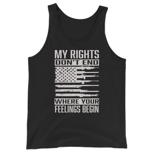 My Rights Don't End Where Your Feelings Begin 4 - Unisex Tank Top My Rights Don't End Where Your Feelings Begin 4 - Unisex Tank Top