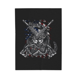 Don't Tread On Me 4 - Plush Blanket Don't Tread On Me 4 - Plush Blanket