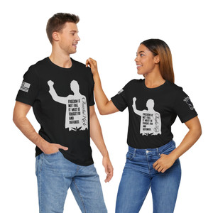 Charlie Kirk: Freedom Is Not Free - Unisex T-Shirt Charlie Kirk: Freedom Is Not Free - Unisex T-Shirt