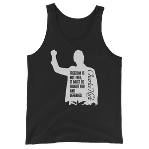 Charlie Kirk: Freedom Is Not Free - Unisex Tank Top Charlie Kirk: Freedom Is Not Free - Unisex Tank Top