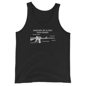 Anatomy Of A Fast Pew Pewer - Unisex Tank Top