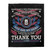 Veteran You're My Hero...Thank You - Plush Blanket 