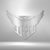 Swooping Patriotic Eagle - Steel Sign