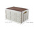 Foldable Storage Box Organizer & Table