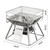 Stainless Steel Folding Portable Barbecue Grill