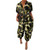 Women's Camo Short Sleeve Jumpsuit