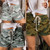 Women's Camouflage Loose Casual Shorts