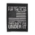 If You Don't Stand Up For The Flag, Then Don't Live Under It - Plush Blanket