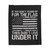 If You Don't Stand Up For The Flag, Then Don't Live Under It - Plush Blanket