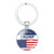 Trump Election Time Commemorative Keychain Pendant