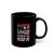 Real Americans Stand For The Flag - 11oz Black Mug