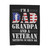 I'm A Dad, Grandpa And A Veteran 2 - Plush Blanket