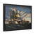 The USS Constitution Old Ironsides - Framed Canvas Print