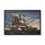 The USS Constitution Old Ironsides - Framed Canvas Print