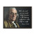 Benjamin Franklin - Framed Canvas Print