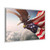 Patriot Eagle - Framed Canvas Print