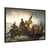 George Washing Crosses The Delaware - Framed Canvas Print