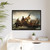 George Washing Crosses The Delaware - Framed Canvas Print