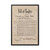 The Bill Of Rights - Framed Canvas Print