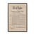 The Bill Of Rights - Framed Canvas Print